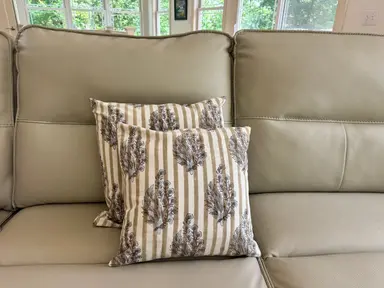 Hand Block Printed Pillow - Heritage