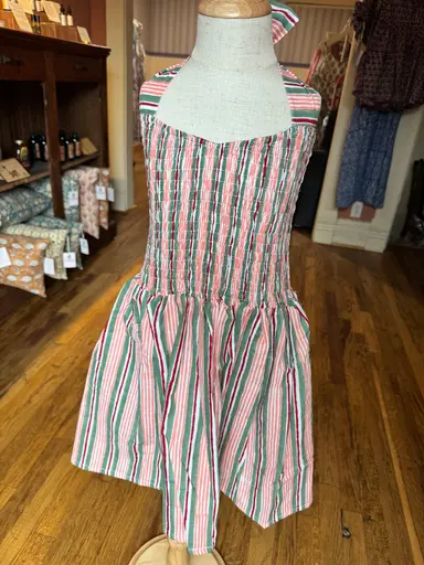 Clarity 100% Cotton Mini Dress - Seraphina with Ribbon Sleeves