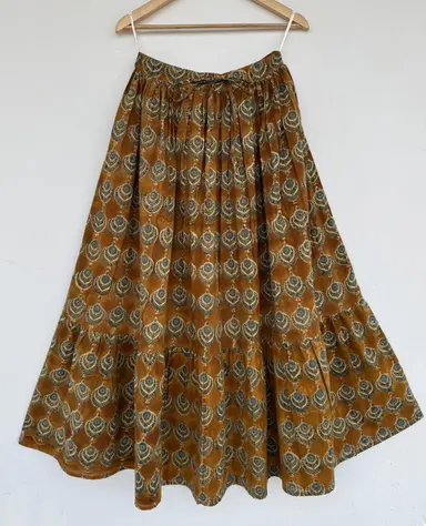 Clarity 100% Cotton Skirt - Mary Oliver