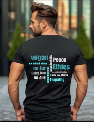 Vegan Wordart (Male)