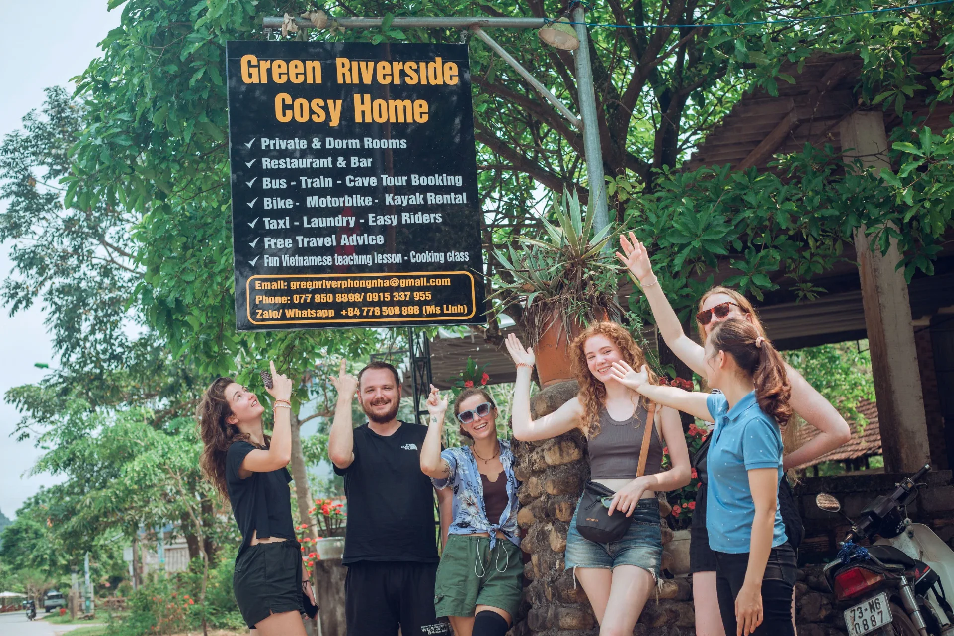 Green Riverside rooftop