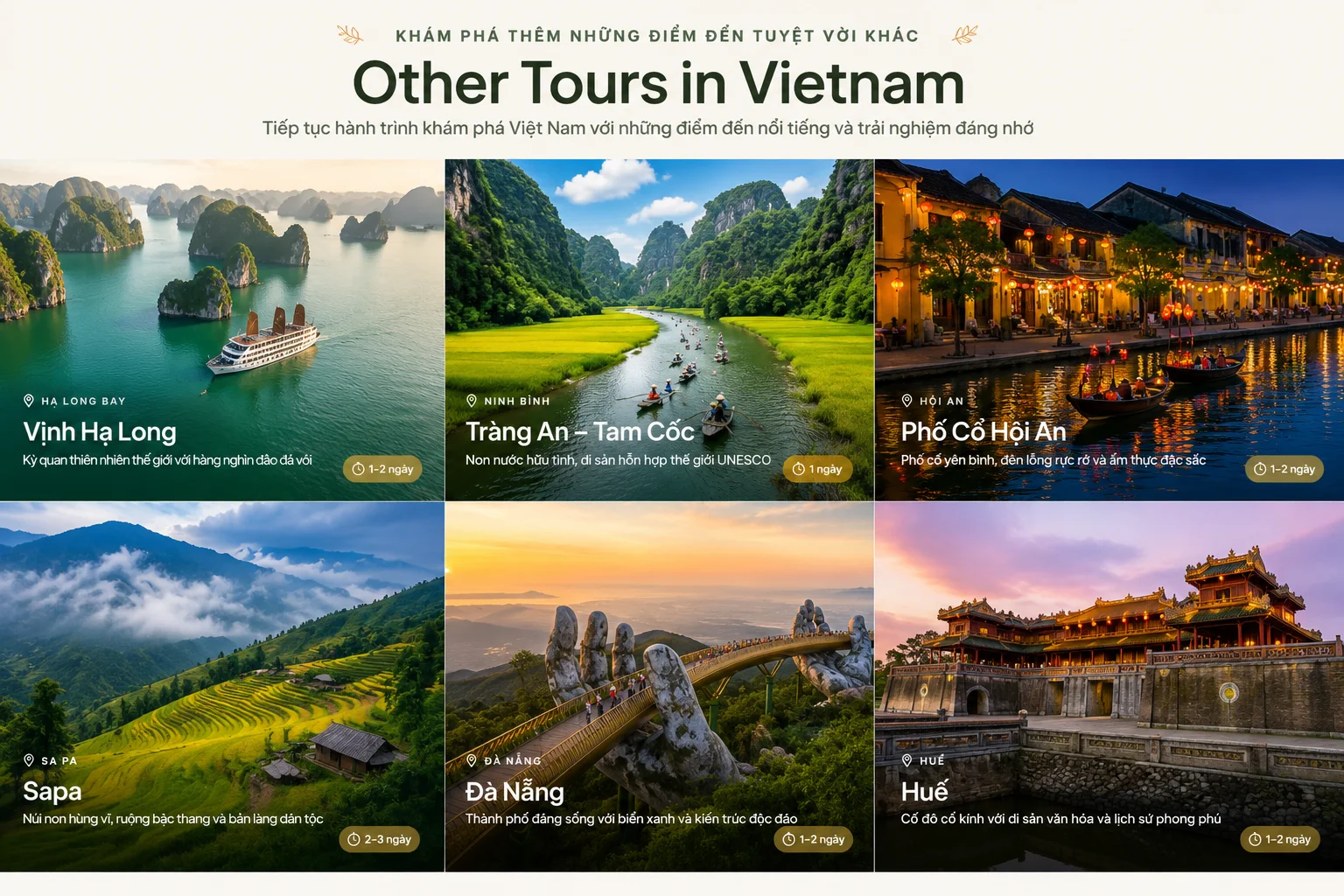 Other Tours in Vietnam