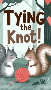 Free Wedding Card - Funny Squirrel Nuptials!