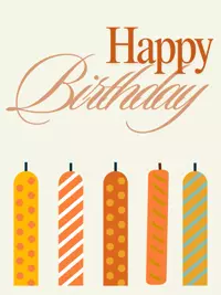 Free Birthday Card - Retro Style!