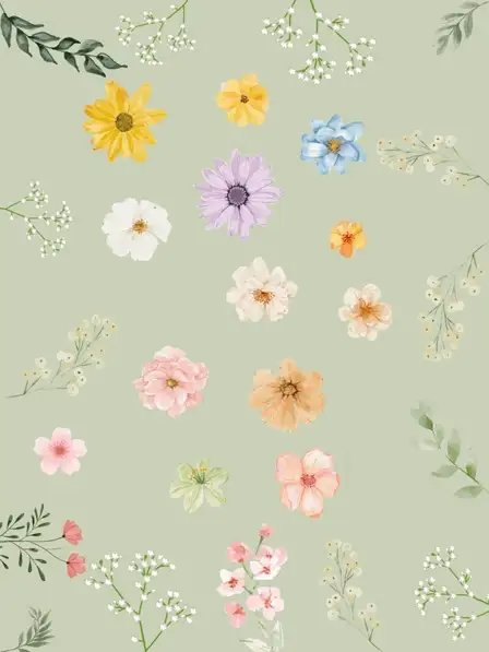 Watercolor Floral Arrangement
