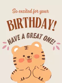 Free Cute Birthday Card - Send Birthday Wishes Online!