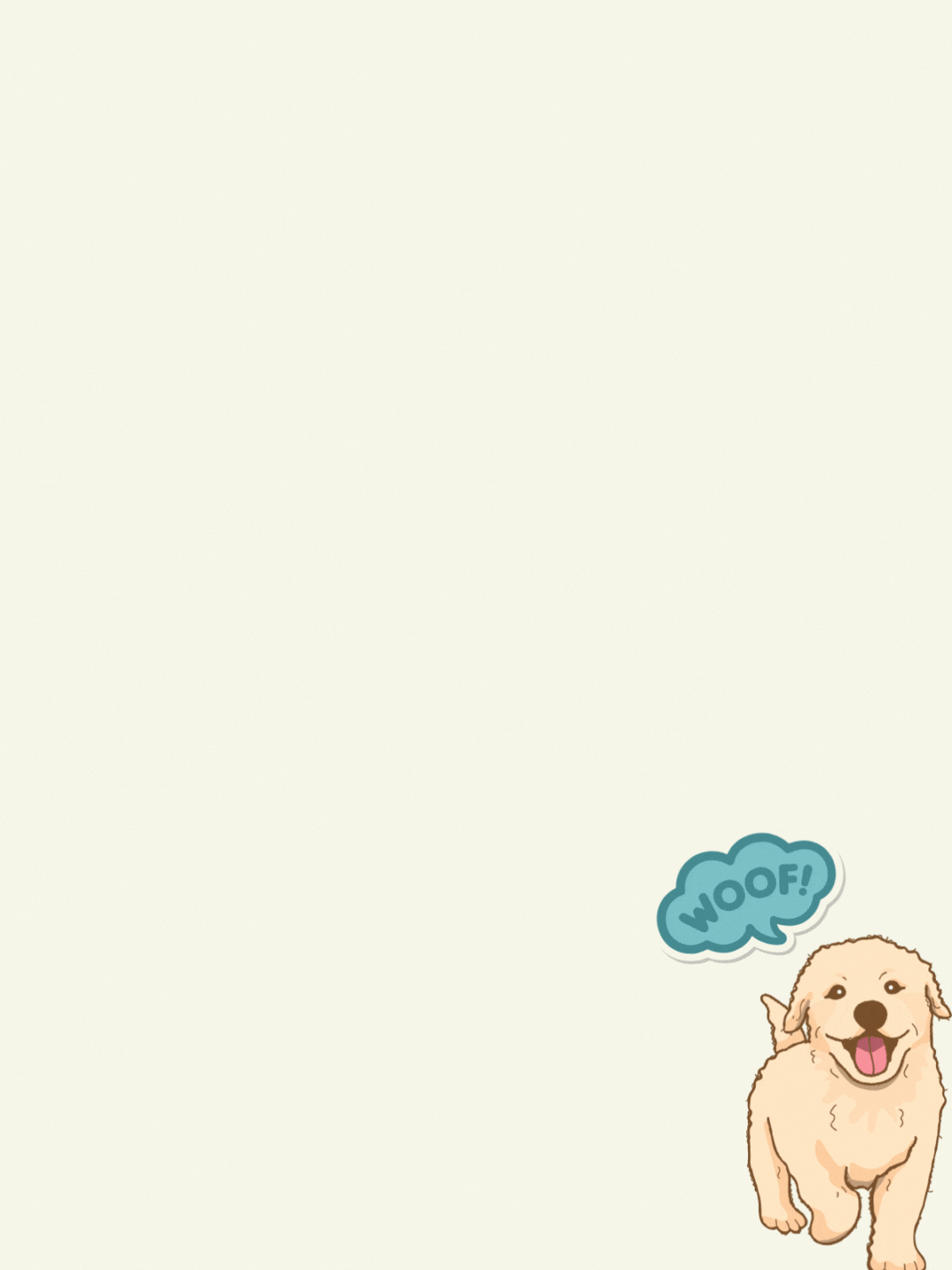  Playful Puppy Greeting