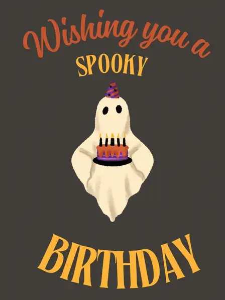 Spooky Ghost Birthday Surprise