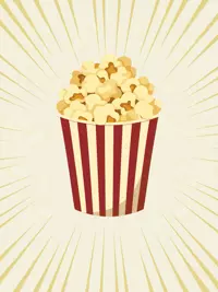 Free Birthday Card - Popcorn Party!
