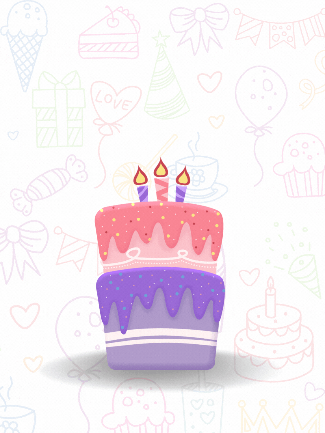 Sweet & Colorful Birthday