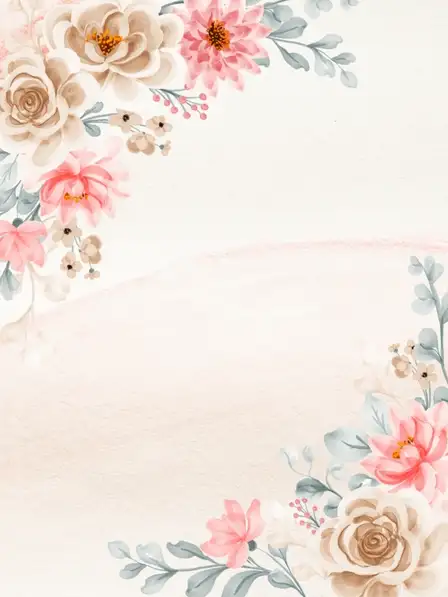 Elegant Floral Frame