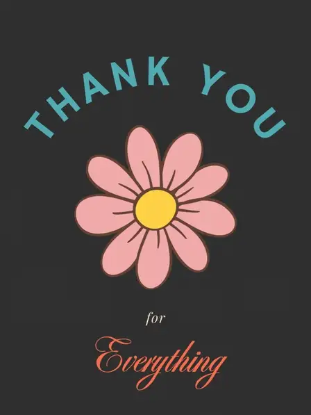 Blooming Thanks