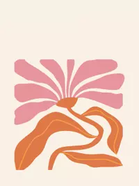 Free Get Well Card - Abstract Floral Wishes