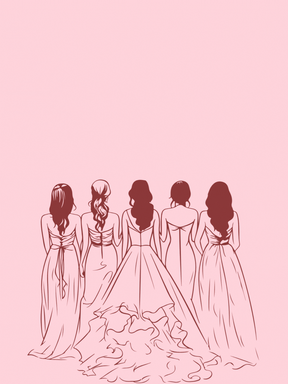 The Bride and Bridesmaids