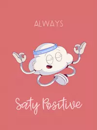 Free 'Stay Positive' Card - Send Some Encouragement!