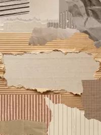 Free Welcome Back Card - Rustic Cardboard Style!