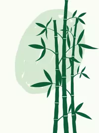 Free Chinese New Year Card - Bamboo Resilience!