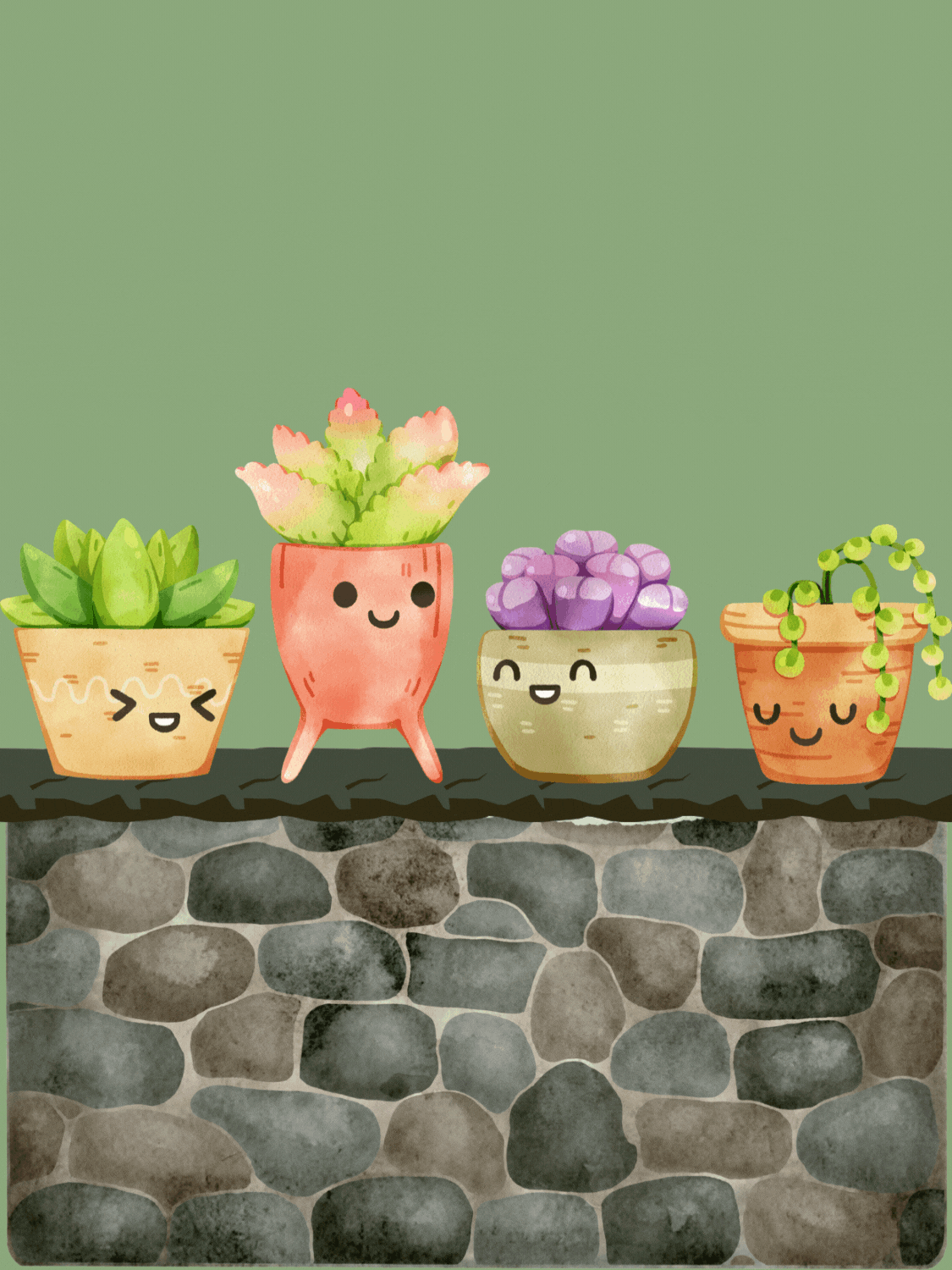 Textured Succulent Silliness