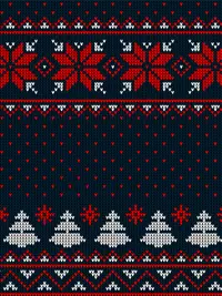 Free Christmas Card - Woven Holiday Cheer Online