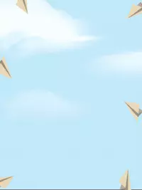 Free Farewell Card - Paper Airplanes Take Flight!