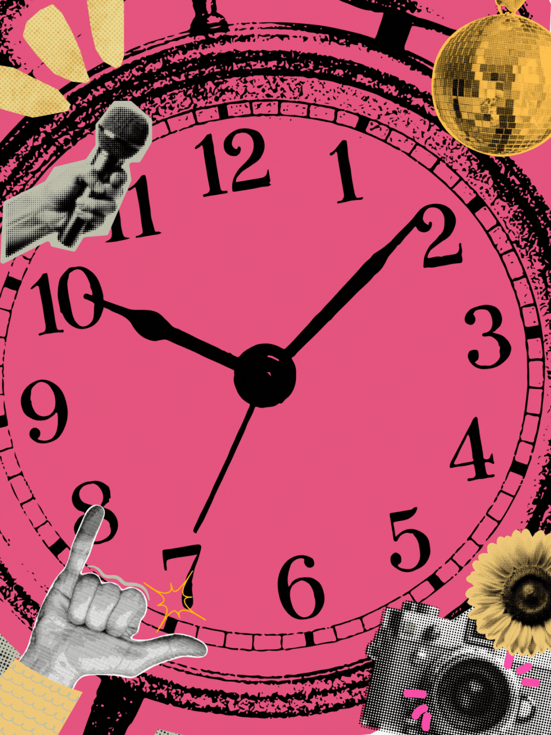 Pop Art New Year Countdown