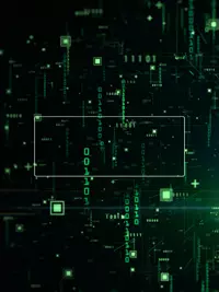 Free Holiday Card - Monospace Matrix Fun!