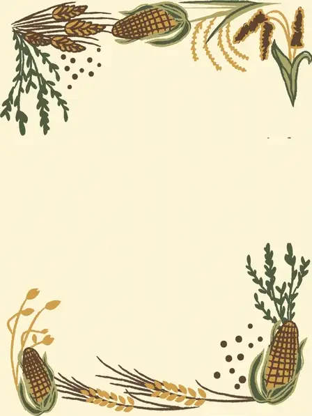 Diagonal Kwanzaa Corn