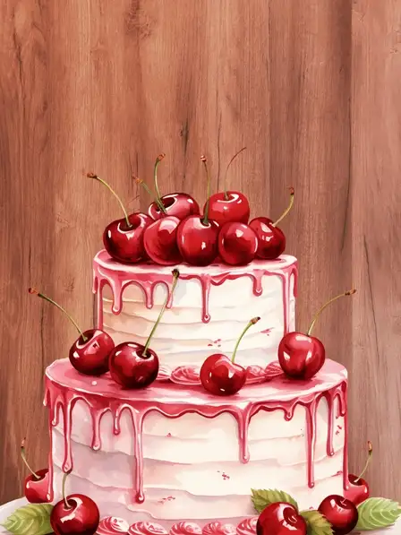 Rustic Woodgrain Birthday