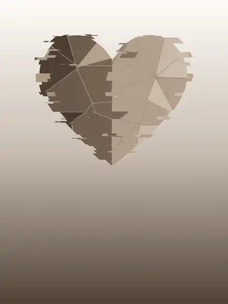 Glitch Art Heart