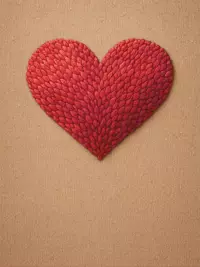 Free Anniversary Card - Embroidered Hearts of Love