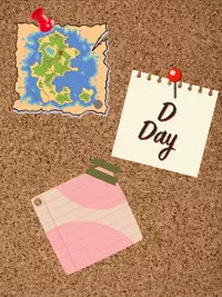 Free Farewell Card - Corkboard Keepsake Template