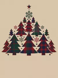 Free Tartan Christmas Card - Festive Holiday Greetings