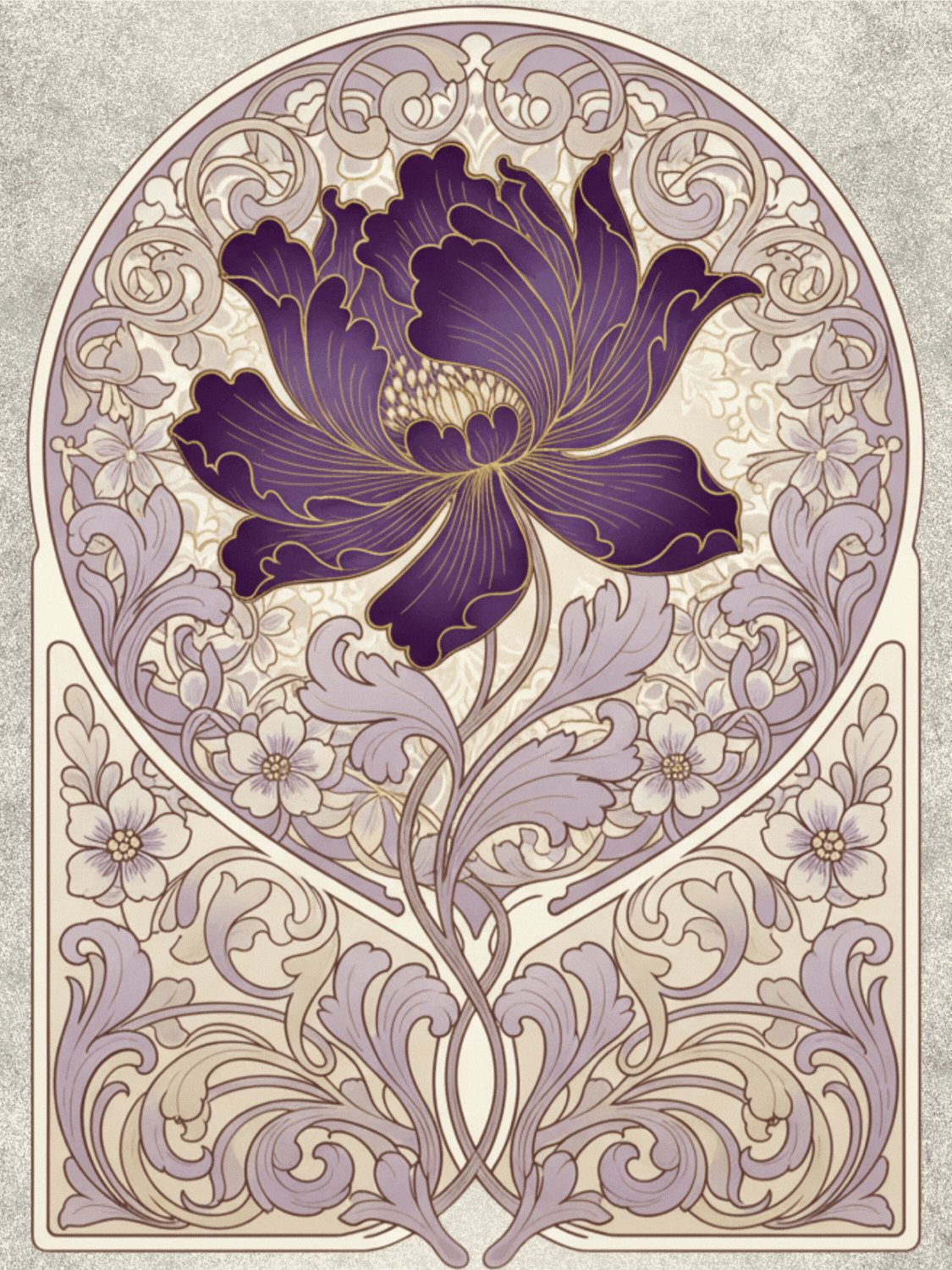 Art Nouveau Floral