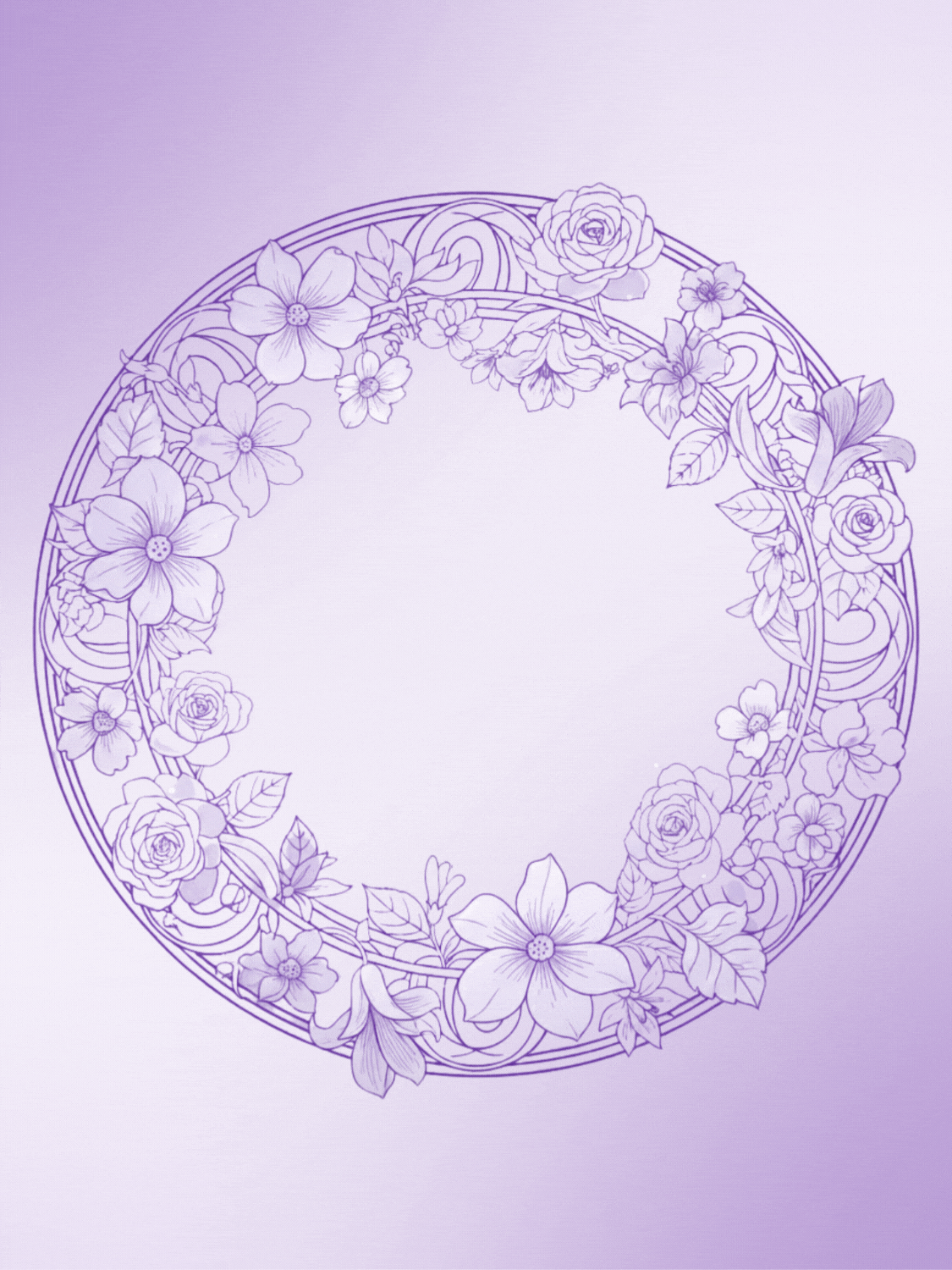 Monochrome Bloom Birthday