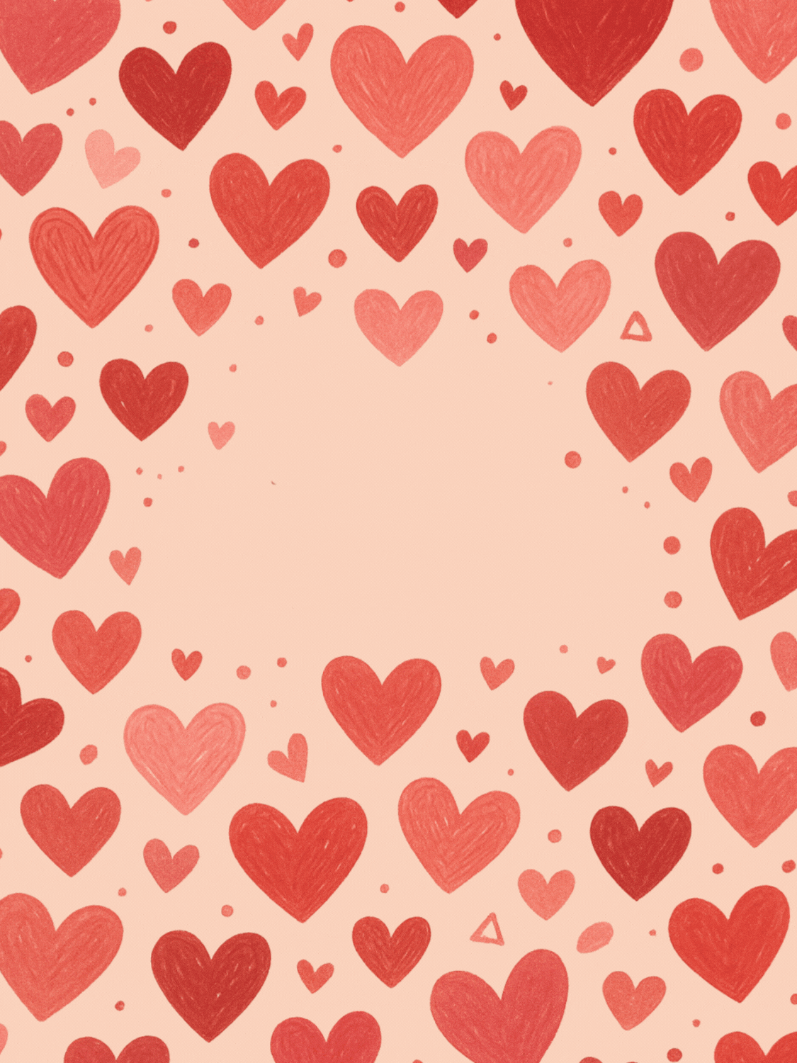 Hand-Drawn Hearts Anniversary