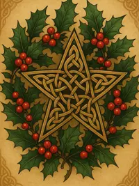 Free Celtic Christmas Card - Send Warm Wishes!