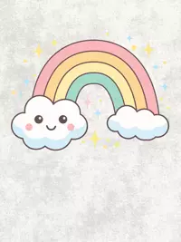 Free Baby Shower Card - Rainbow Pop-Up!
