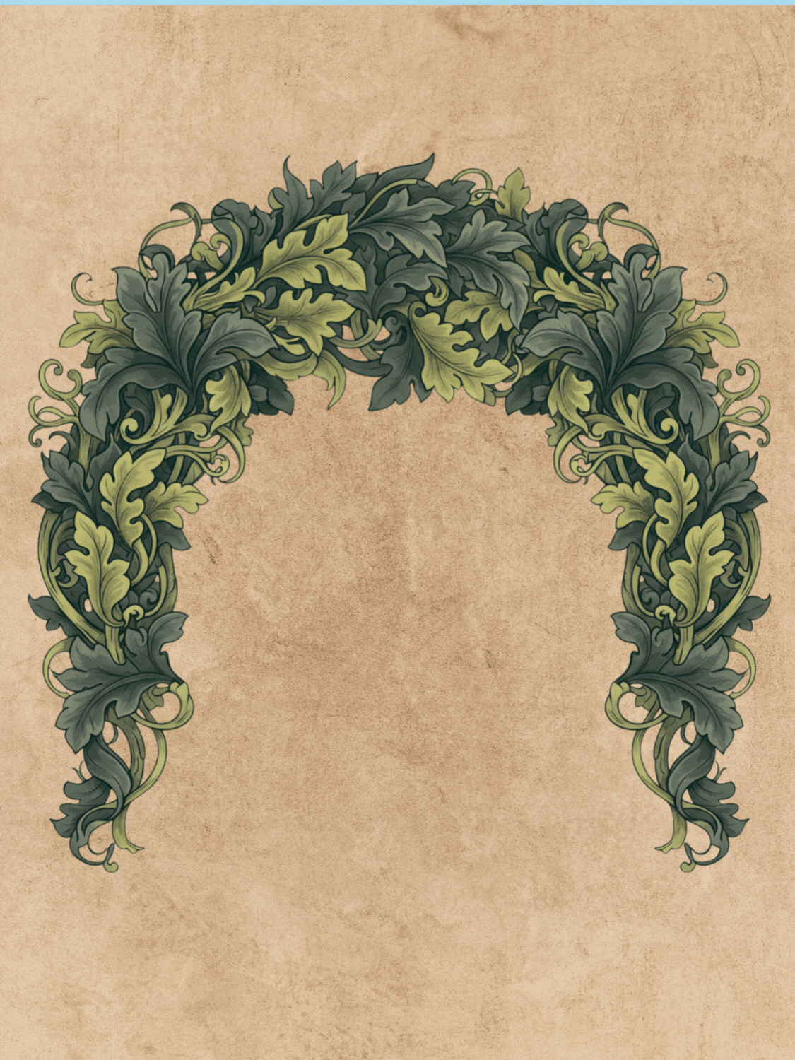 Natural Foliage Welcome