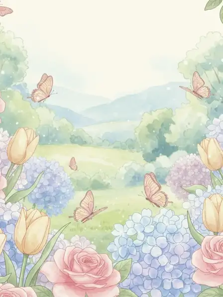 Pastel Garden Mom