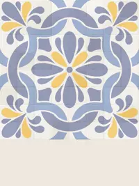 Free Birthday Card - Simple Ceramic Tile Design