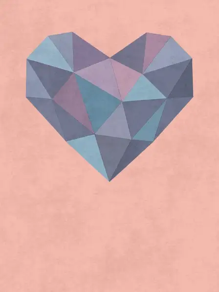Triangular Heart Miss You