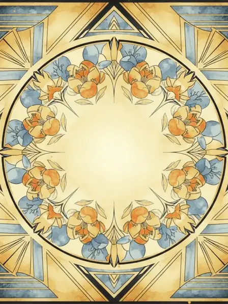 Art Deco Birthday Fan