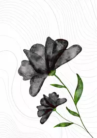 Free Birthday Card - Elegant Botanical Design