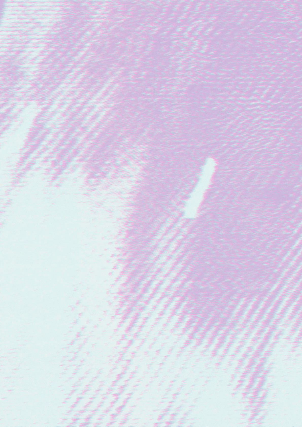 Glitch Bloom get well card, watercolor floral design with glitch art effect, modern and unique sympathy card for friends and colleagues