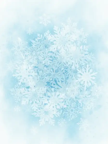 Overlapping Snowflake Joy
