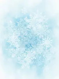 Free Christmas Card - Watercolor Snowflakes Joy