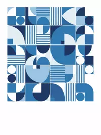 Free Work Anniversary Card - Modern Tile Design