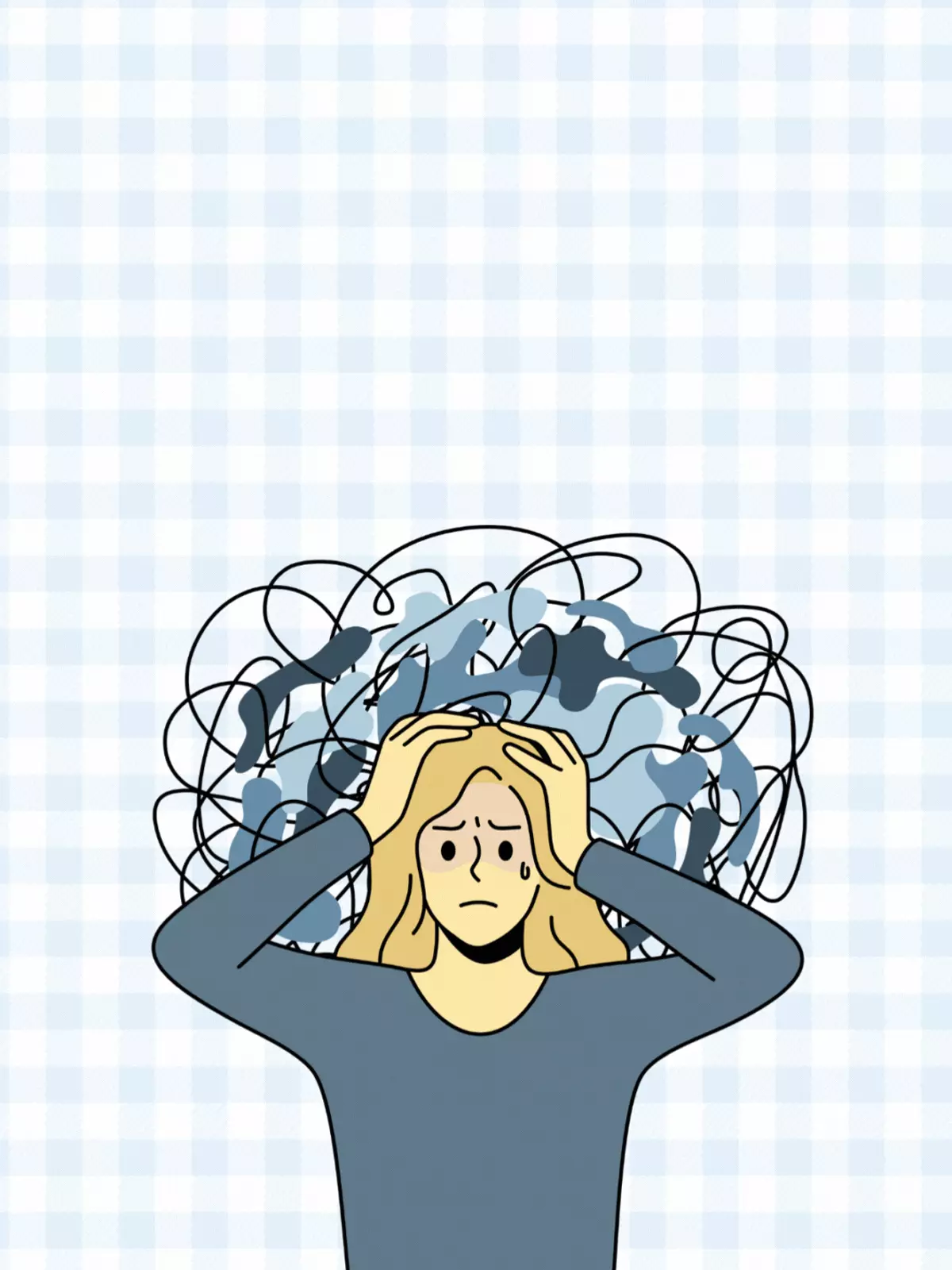 Abstract apology card featuring modern patterns and emotional design elements, suitable for saying sorry to a loved one.