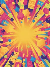 Free New Baby Card - Piñata Party Fun!