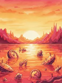 Free Retirement Card - Sunset Serenity